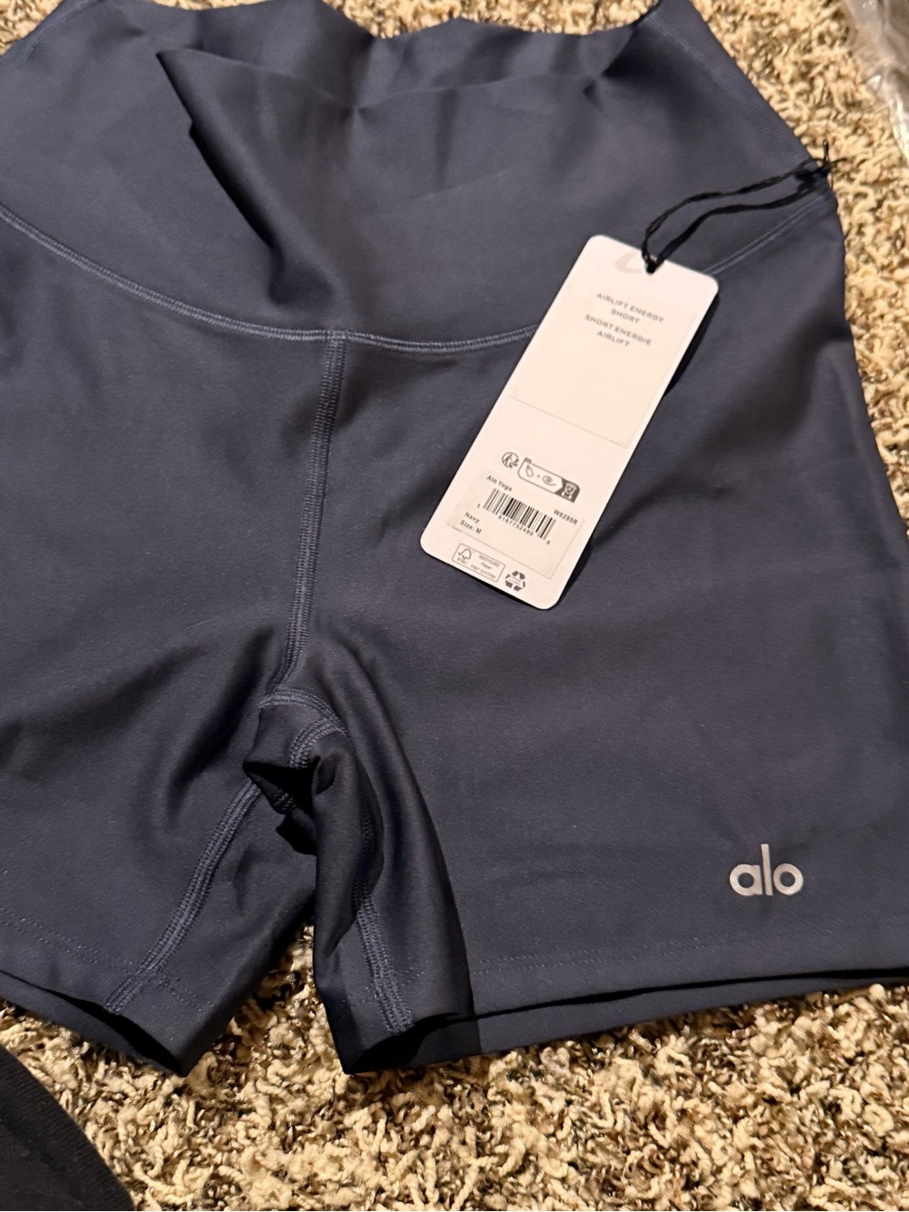 lululemon athletica Navy High-Rise Bike Shorts